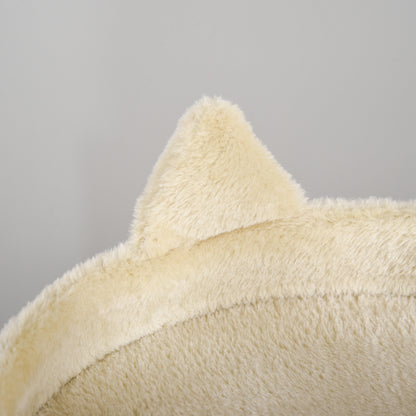 Pawhut Árbol Rascador Para Gatos 104 Cm Con Plataformas Refugio Postes De Sisal_4