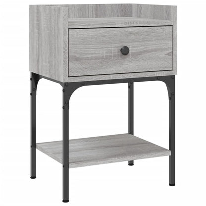 Mesitas Noche 2 Uds Madera Ingeniería Gris Sonoma 40,5x31x60 Cm_3