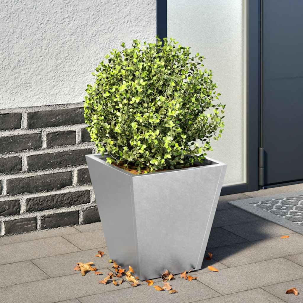 Jardinera Hexagonal De Acero Galvanizado 30x30x30 Cm_1