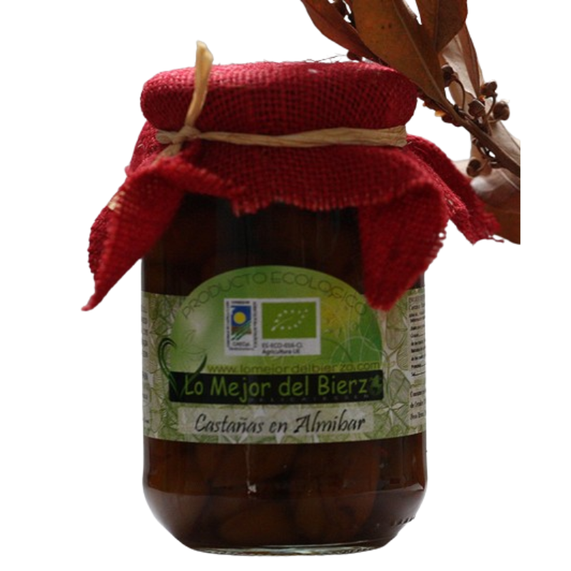 Castañas ecológicas del Bierzo en almíbar_0