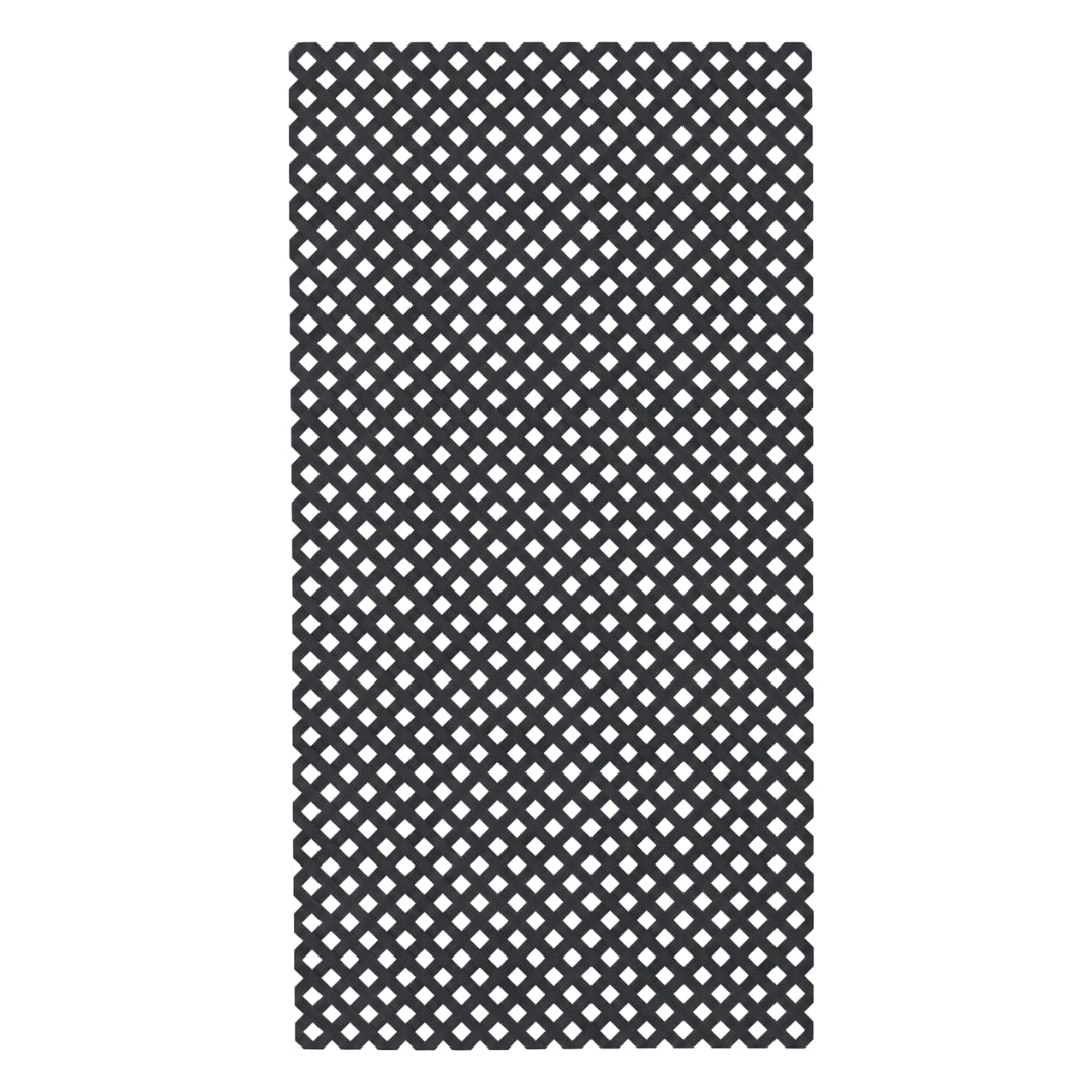 Celosía Pvc 18mm Antracita - Decoración Y Separación De Espacios - 1x2 M - Color_0