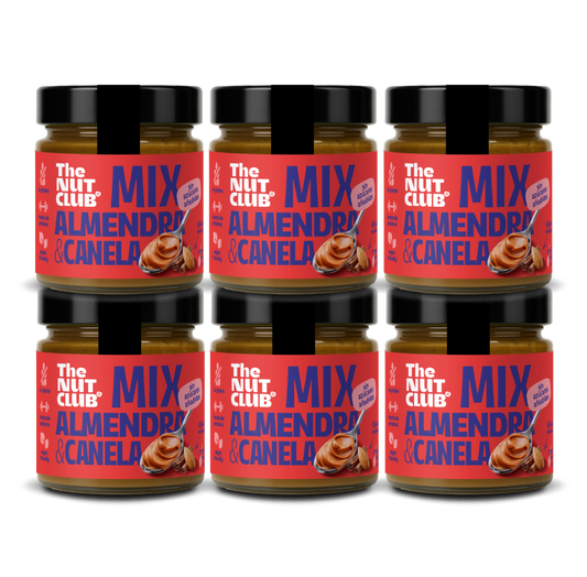Pack crema de almendra y canela 6 uds The Nut Club 1200g_0