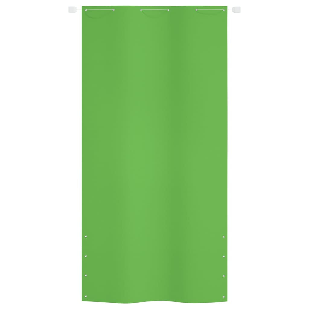 Vidaxl Toldo Pantalla Para Balcón Tela Oxford Verde Claro 120x240 Cm_1
