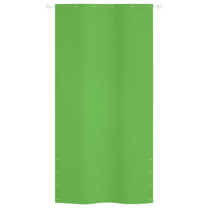Vidaxl Toldo Pantalla Para Balcón Tela Oxford Verde Claro 120x240 Cm_1