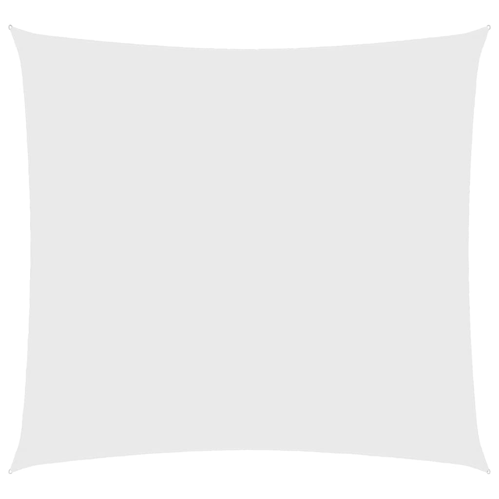Vidaxl Toldo De Vela Cuadrado Tela Oxford Blanco 3x3 M_0