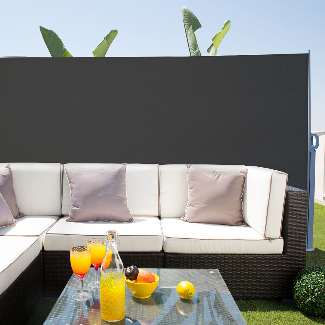 Separador De Ambiente Extensible Para Terrazas Y Jardines 1,6x3 M / Multicolor_1