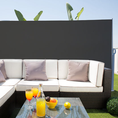 Separador De Ambiente Extensible Para Terrazas Y Jardines 1,6x3 M / Multicolor_1
