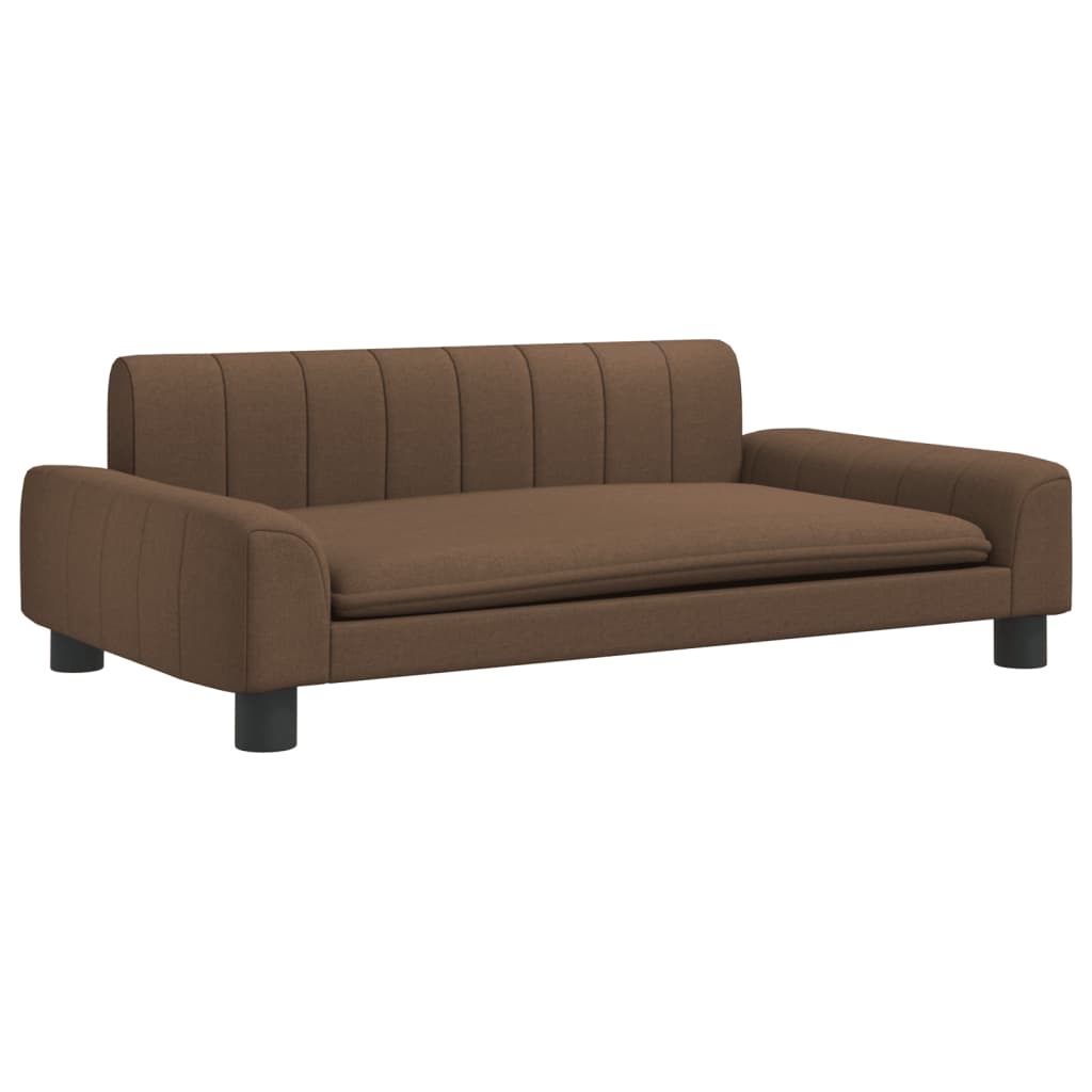 Cama Para Perros De Tela Marrón 90x53x30 Cm / Vetonek_3
