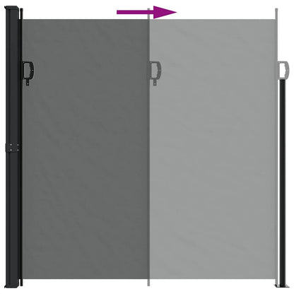 Vidaxl Toldo Lateral Retráctil Gris Antracita 200x500 Cm_4