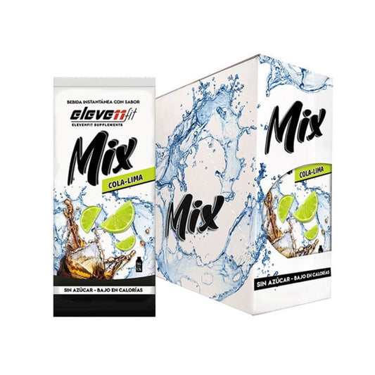 Saborizante Mix Sabor Cola Lima 24 Sobres De 9g Eleven Fit_0