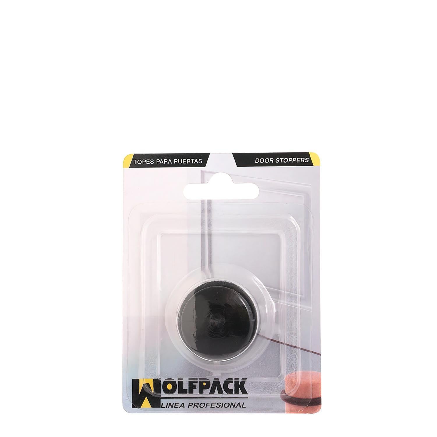 Tope Puerta Adhesivo Madera Redondo Sapelly