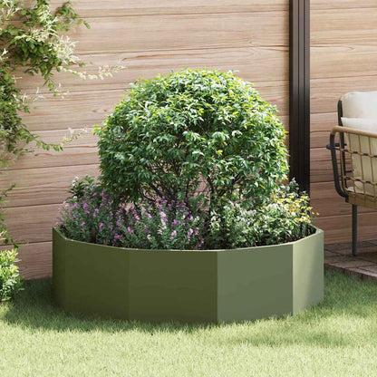 Jardinera Verde Oliva 120 X 120 X 35 Cm Acero_1
