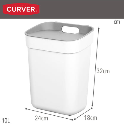 Curver Pack De 3 Cubos De Reciclaje Ready To Collect (30l, 20l Y 10l)_3