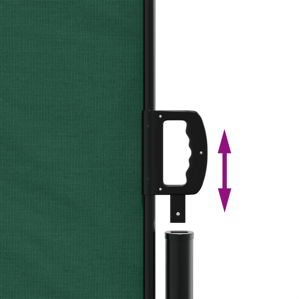 Toldo Lateral Retráctil Verde Oscuro 120x600 Cm_4