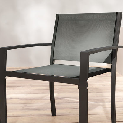 Outsunny Conjunto De Mesa Y 2 Sillas De Terraza Exterior 3 Piezas Gris Claro_3