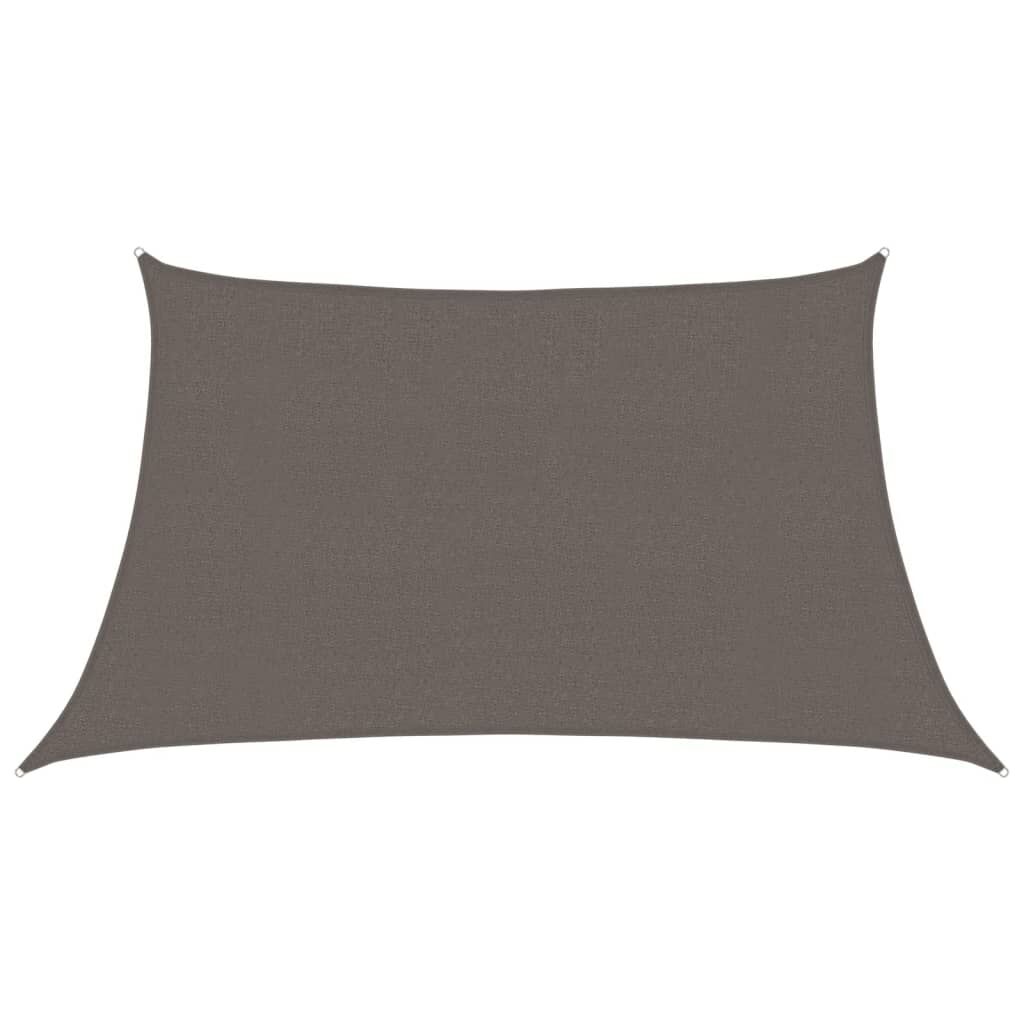 Vidaxl Toldo De Vela Gris Antracita Hdpe 160 G/m² 3/4x2 M_0