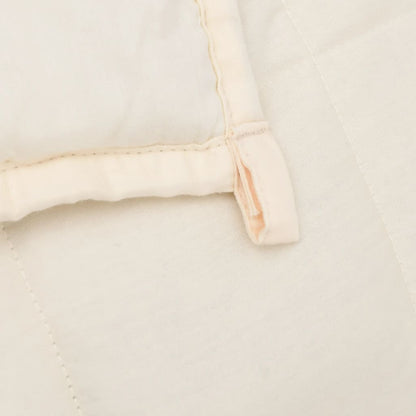 Vidaxl Manta Con Peso Tela Color Crema Claro 200x220 Cm 13 Kg_4