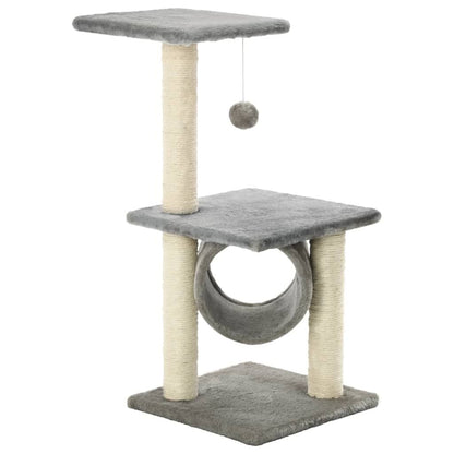Vidaxl Rascador Para Gatos Con Poste Rascador De Sisal 65 Cm Gris_0