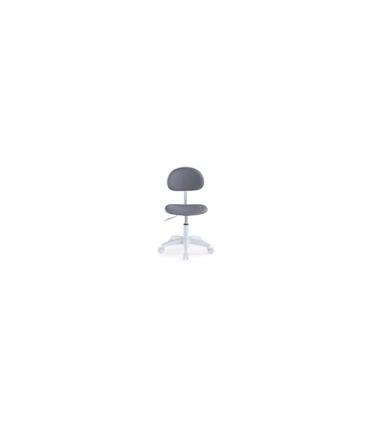 Silla De Escritorio Giratoria Lucky Gris/blanco, 88 Cm(alto)54 Cm(ancho)54 Cm(fondo)._0