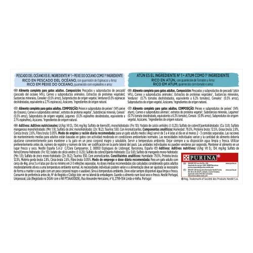 GOURMET Nature's Creations Mini Filetes Rico en Pescado del Océano y Atún 4 x 85 g