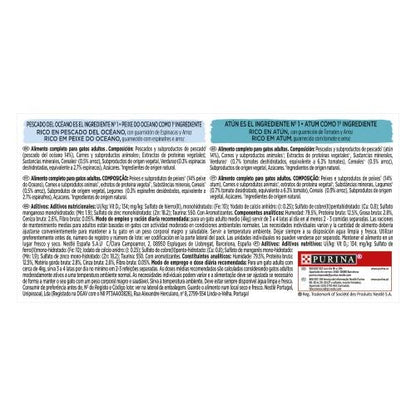 GOURMET Nature's Creations Mini Filetes Rico en Pescado del Océano y Atún 4 x 85 g