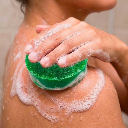 10 Esponjas Jabonosas Varios Usos. Aroma Papaya. Ideal Para Viaje O Gym. Todo Tipo De Piel. Con Extracto De Aloe Vera_2