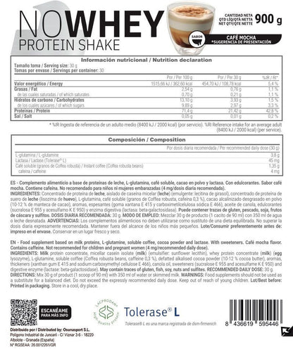 Nowhey Protein - 900g - Cafe Moca - Proteina De Suero Whey - Masmusculo_5