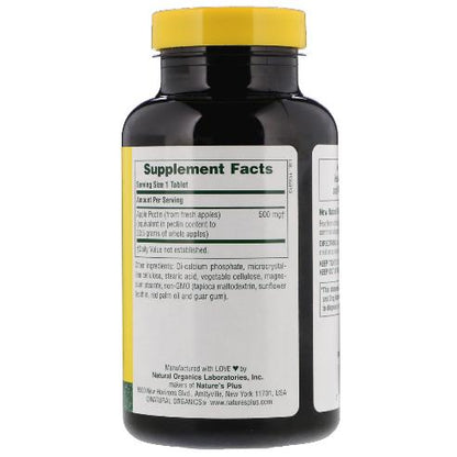 Pectina De Manzana 500 Mg 180 comprimidos Natures Plus