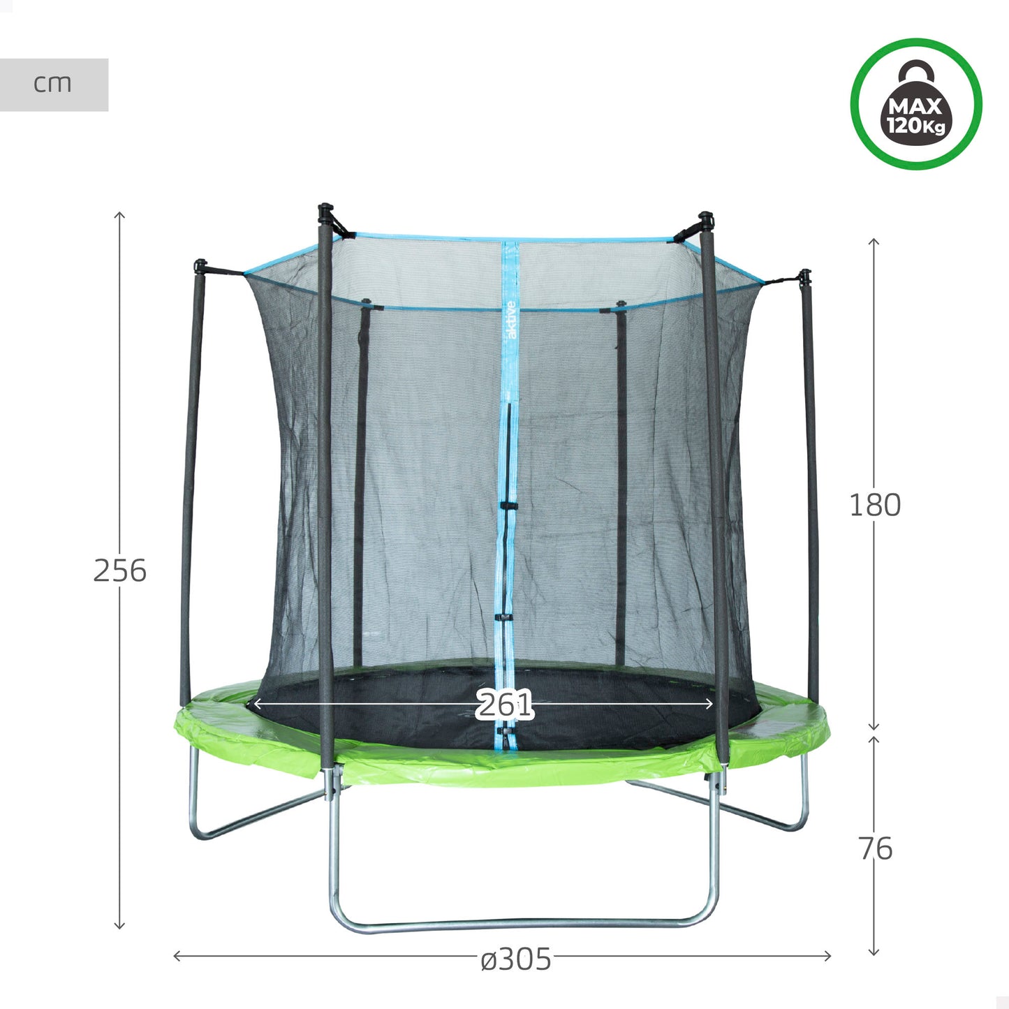 Aktive Cama Elástica Infantil Exterior Ø261 Cm_3