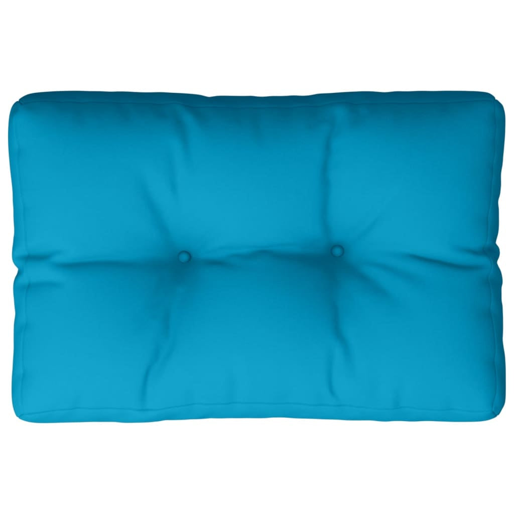 Vidaxl Cojín Para Sofá De Palets De Tela Azul 50x40x12 Cm_3