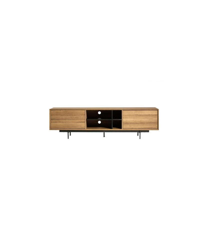 Mueble Para Televisión Matrix Acabado Roble 50 Cm(alto)180 Cm(ancho)40 Cm(fondo).._0