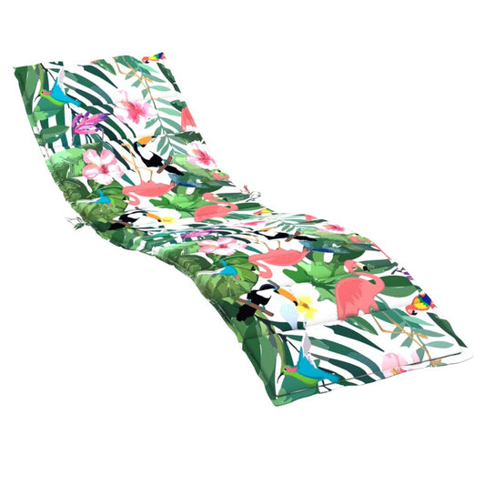 Vidaxl Cojín De Tumbona Tela Oxford Multicolor_0