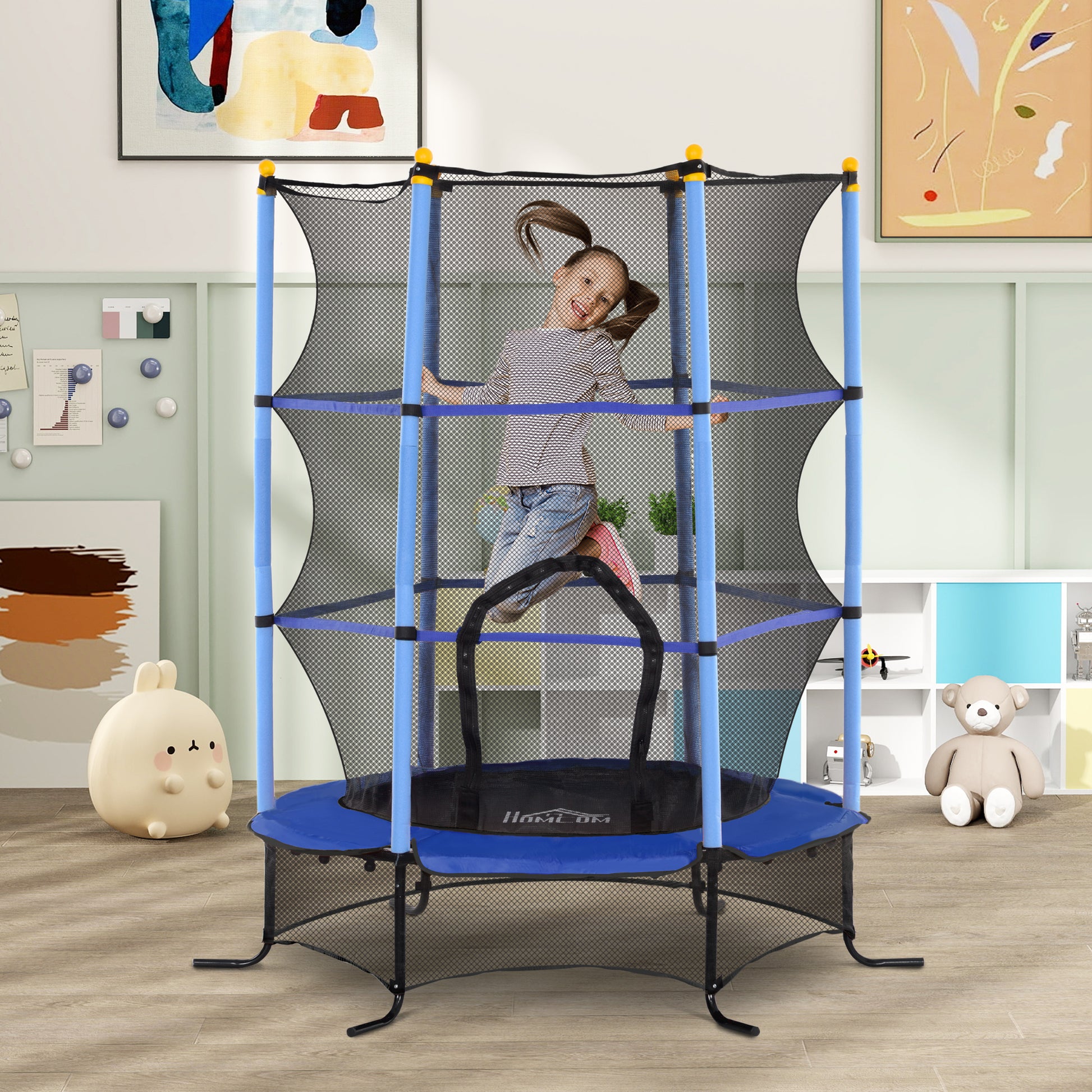 Homcom Cama Elástica Infantil Exterior Ø163x190 Cm_1