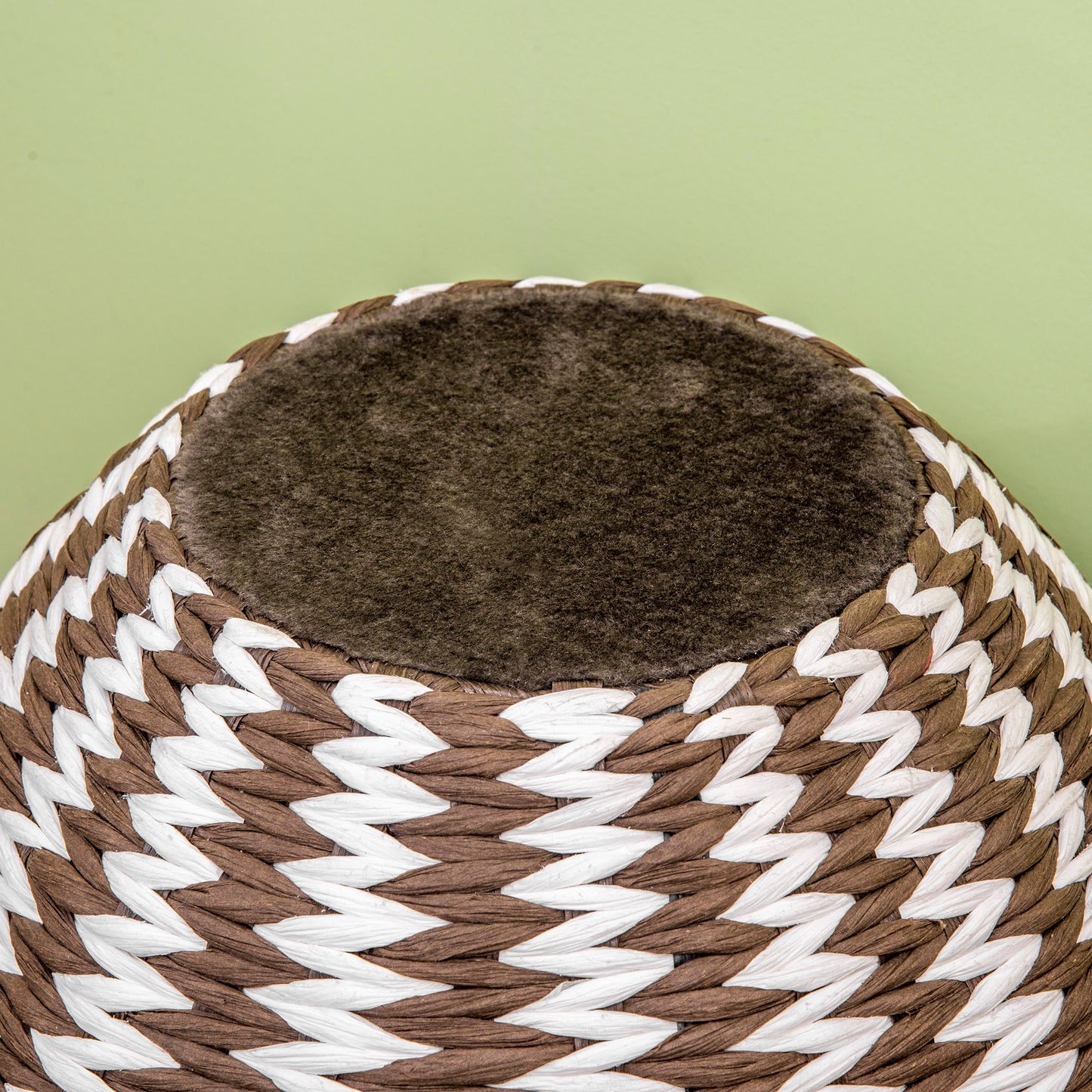 Pawhut Árbol Rascador Para Gatos Altura 67cm Con Cueva De Franela Cojín Bolas_3