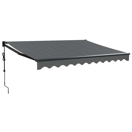 Toldo Retráctil Automático Gris Antracita 3,5x2,5 M_0