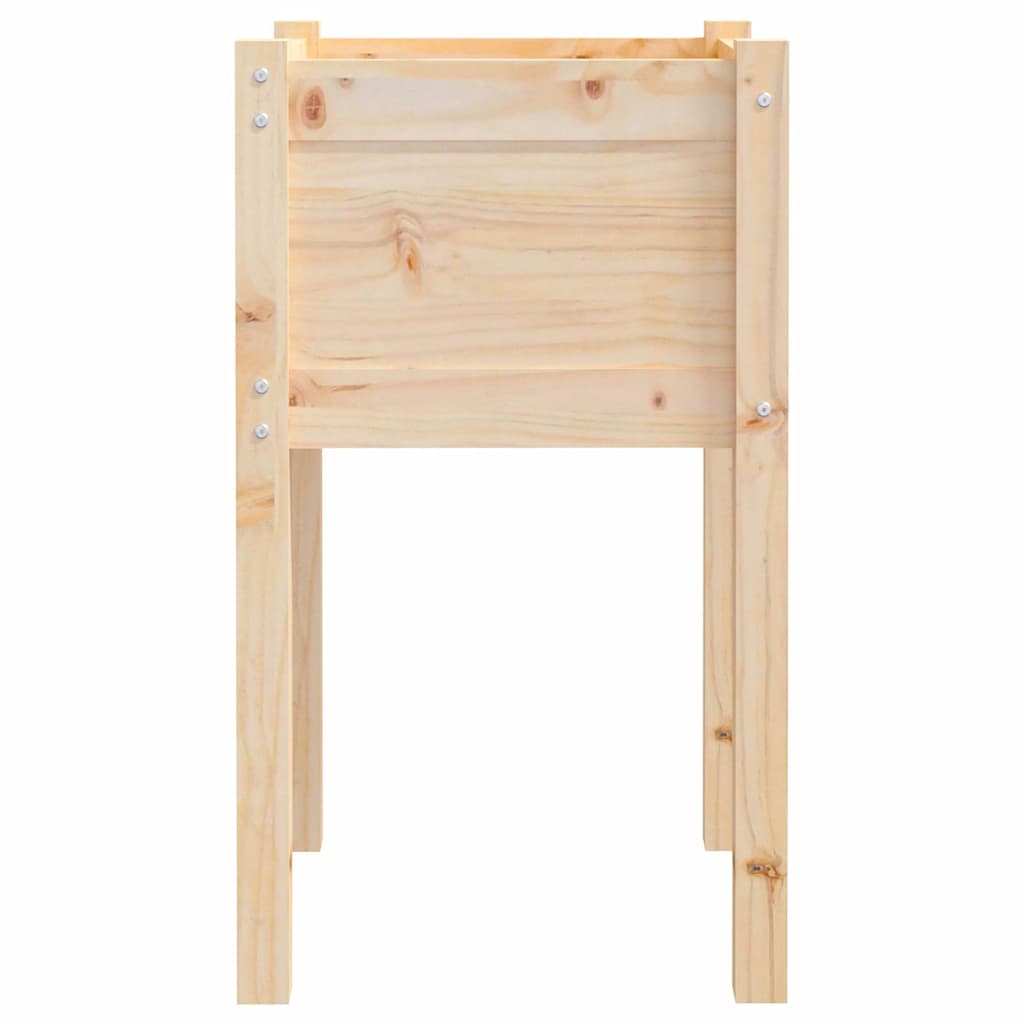 Jardineras 2 Uds Madera Maciza De Pino 40x40x70 Cm_4