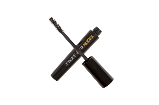 Máscara de pestañas negro intenso, natural y orgánica con sérum fortalecedor para crecimiento y máximo volumen_0