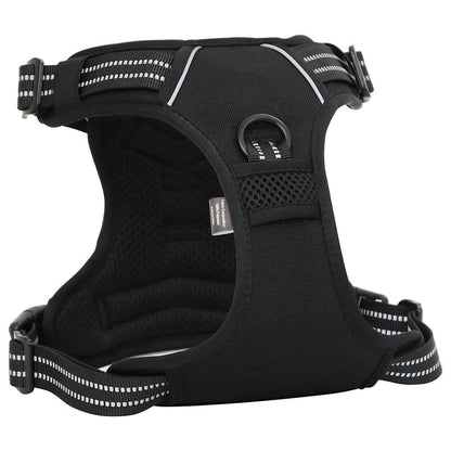 Arnés Para Perros Con Bandas Reflectantes Ajustables Negro L_5