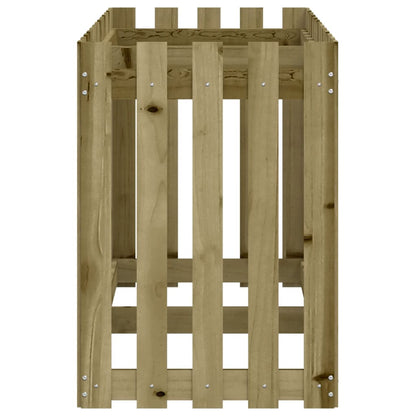 Arriate Elevado Jardín Valla Madera Impregnada Pino 150x50x70cm_5