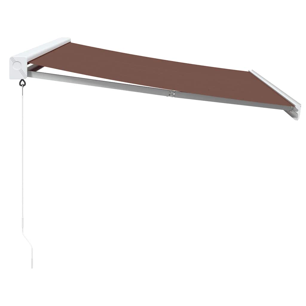 Toldo Retráctil Manual Marrón 350x250 Cm_3