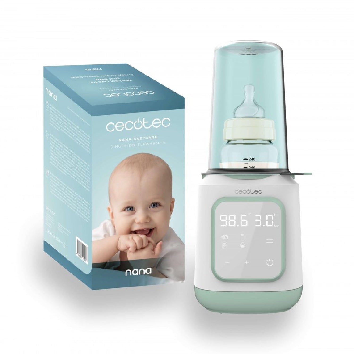 Cecotec Calientabiberones Individual Nana Babycare Single Bottlewarmer_0