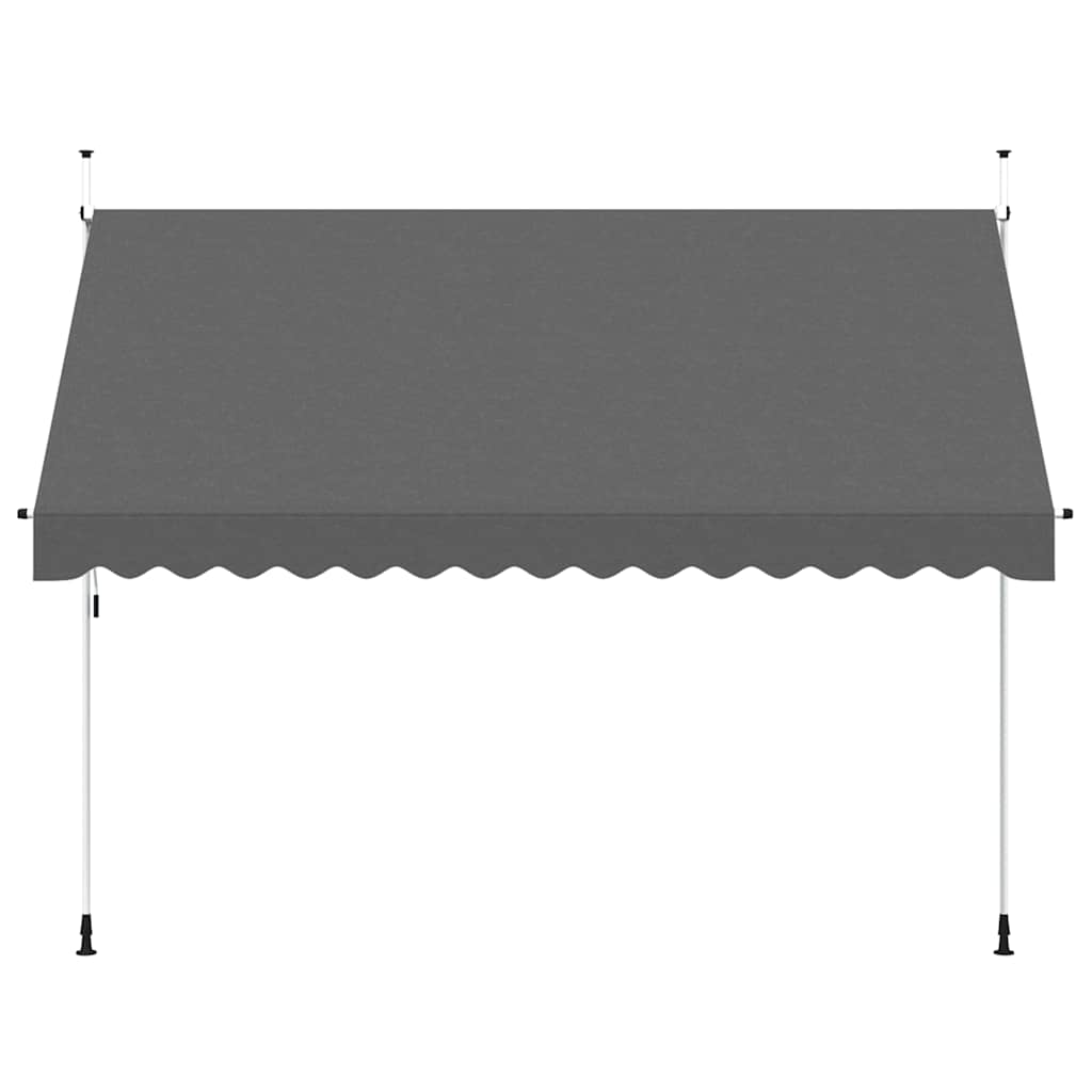 Toldo Retráctil De Operación Manual Antracita 350 Cm_2