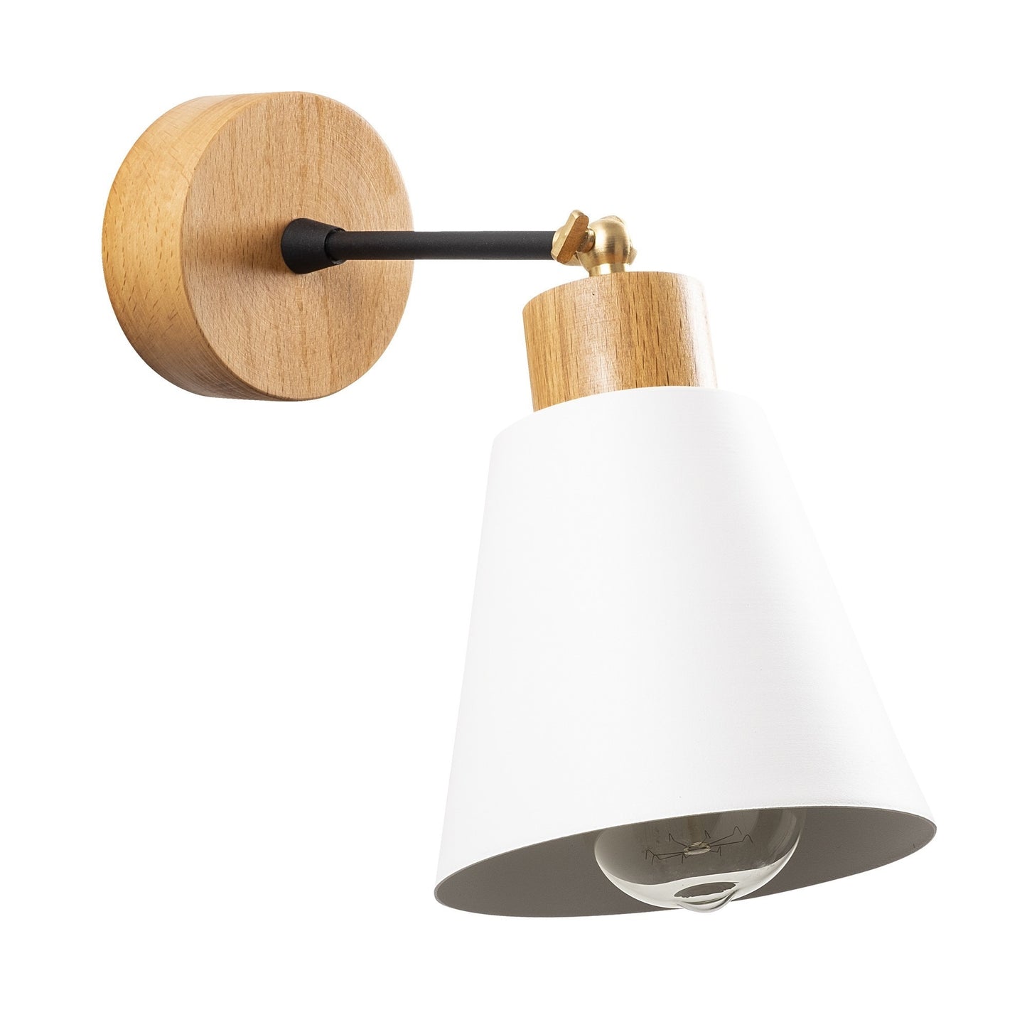 Aplique De Pared, Metal , Blanco, 14x14x25, Casquillo E 27 Max 40 W_3