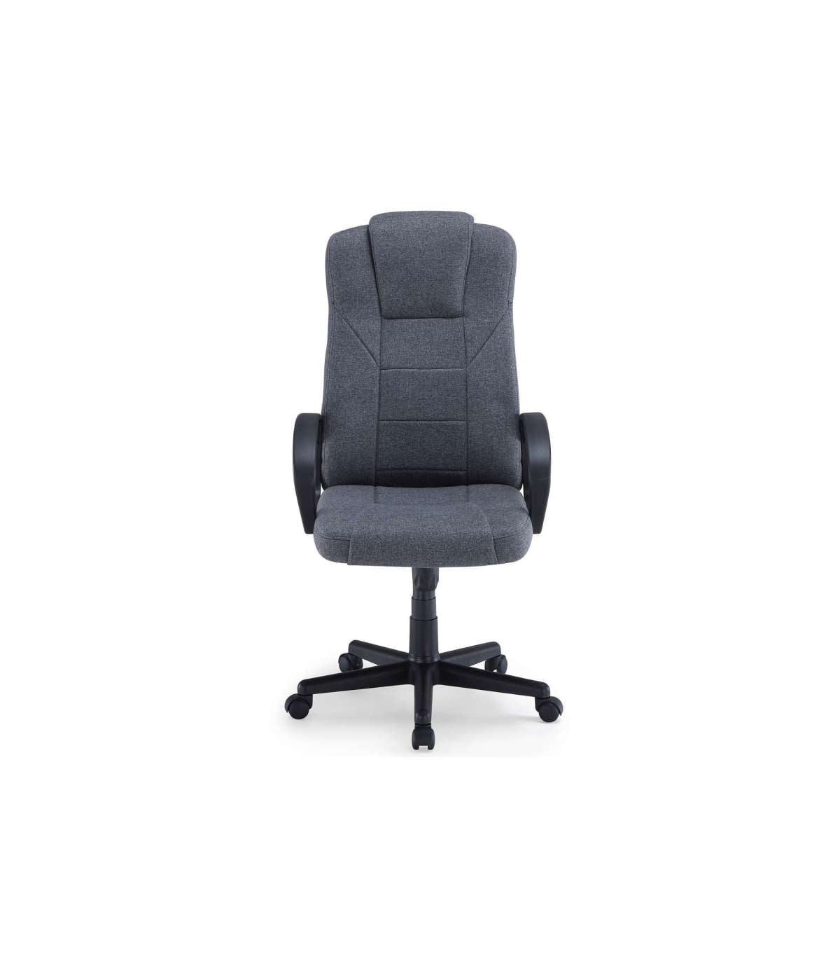 Sillón Despacho Giratorio Henry Tejido Bali Gris Marengo, 118-126cm(alto) 64cm(ancho) 64c_0