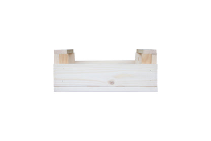 Caja De Fruta Decorativa De Madera Natural De 29 X 21 X 12 Cm