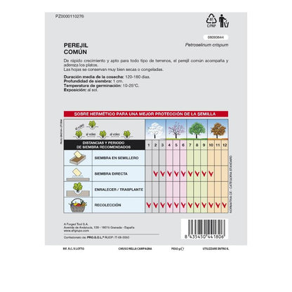 Semillas Perejil Comun (8 Gramos) Semillas Verduras, Horticultura, Horticola, Semillas Huerto._1
