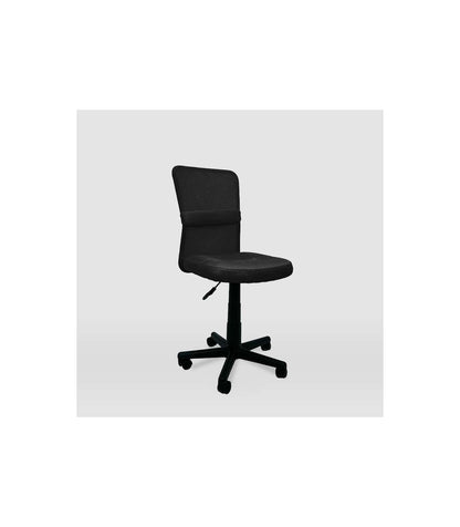 Silla De Oficina Alba Acabado Negro. Alto: 83.5-95.5cm Ancho: 55cm Fondo: 55cm._0