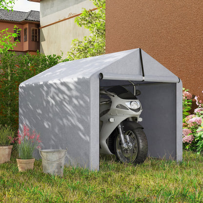 Outsunny Carpa De Jardín Exterior Para Herramientas Bicicletas 1,6x2,2x1,6 M_3