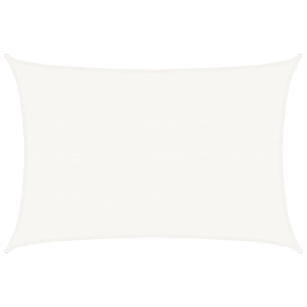 Vidaxl Toldo De Vela Blanco Hdpe 160 G/m² 5x6 M_0