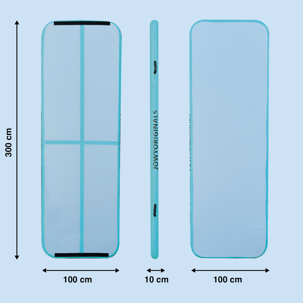 Jowy Airtrack 300x100x10cm Colchoneta Inflable, Color Azul_2